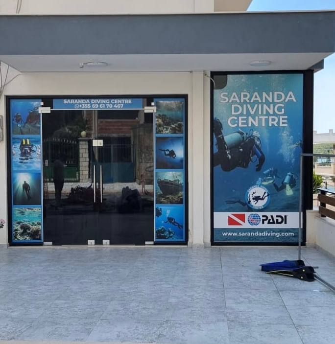 Saranda Diving Center base and shop